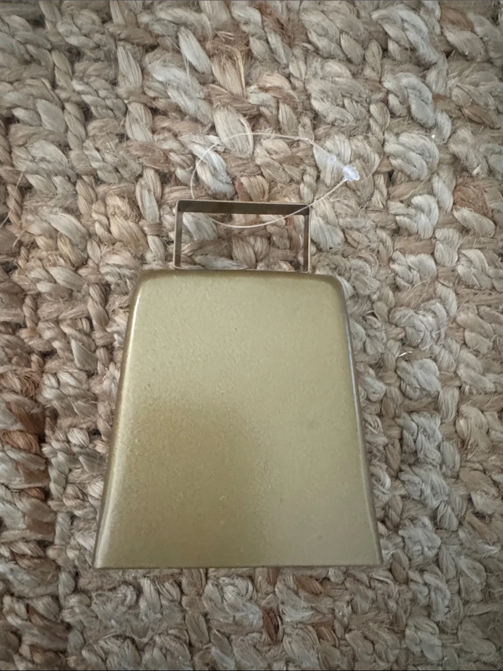 NEW Gold Metal Cowbell decor costume